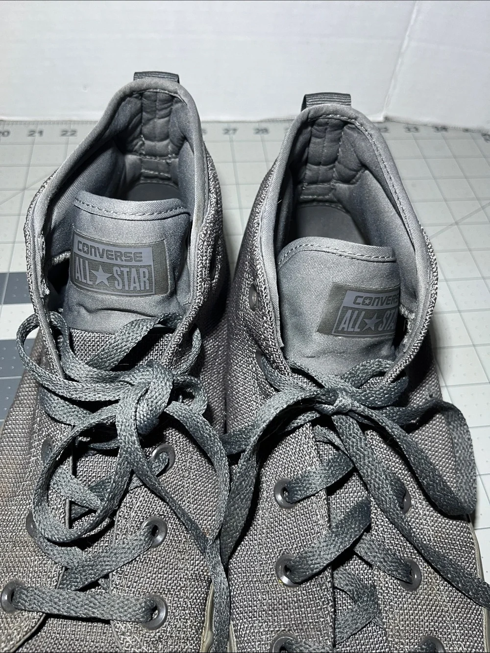 Converse Gray High-Top Canvas Sneakers